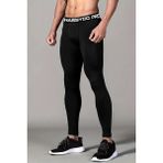 Ghassy Co. Erkek Basketbol Bisiklet Fitness Koşu Ultra Esnek Spor Tayt - Siyah - 2XL