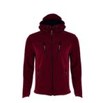 GHASSY CO. Erkek Bordo Army Tactical Polar Kapüşonlu Ceket