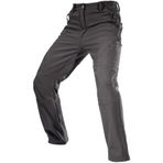 Ghassy Co. Erkek Çift Katmanlı Ultra Kalın Kışlık Kayak Motorcu Outdoor Softshell Pantolon SİYAH S
