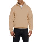 Ghassy Co. Erkek Dik Yaka Silver Yarım Fermuarlı Sweatshirt TARÇIN XL