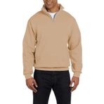 Ghassy Co. Erkek Dik Yaka Silver Yarım Fermuarlı Sweatshirt TARÇIN XXL
