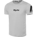 Ghassy Co. Erkek Nem Emici Hızlı Kuruma Performans Running Spor T-Shirt - 3XL - 00E-Gri