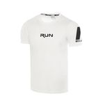 Ghassy Co. Erkek Nem Emici Hızlı Kuruma Performans Running Spor T-shirt BEYAZ 3XL