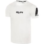 Ghassy Co. Erkek Nem Emici Hızlı Kuruma Performans Running Spor T-Shirt - Beyaz