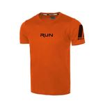 Ghassy Co. Erkek Nem Emici Hızlı Kuruma Performans Running Spor T-shirt TURUNCU S