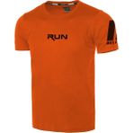 Ghassy Co. Erkek Nem Emici Hızlı Kuruma Performans Running Spor T-Shirt - Turuncu