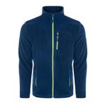 ghassy co. Erkek Pro Rüzgar Geçirmez 5 Cepli Outdoor Tam Fermuarlı Polar Ceket İNDİGO MAVİ 2, 2XL