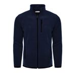 ghassy co. Erkek Pro Rüzgar Geçirmez 5 Cepli Outdoor Tam Fermuarlı Polar Ceket LACİVERT, 2XL