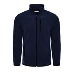 ghassy co. Erkek Pro Rüzgar Geçirmez 5 Cepli Outdoor Tam Fermuarlı Polar Ceket LACİVERT, L