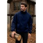 Ghassy Co. Erkek Pro Termal Peluş Sweatshirt Rüzgar Geçirmez Lacivert Sportswear L Beden