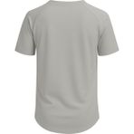 Ghassy Co. Erkek Reglan Oval Kesim Pamuk Yumuşak Dokulu Bisiklet Yaka T-Shirt - Açık Grı