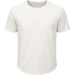 Ghassy Co. Erkek Reglan Oval Kesim Pamuk Yumuşak Dokulu Bisiklet Yaka T-Shirt - Beyaz - 2XL
