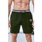 Ghassy Co. Erkek Runnig Pro Elastik Bel Nefes Alabilen Koşu Fitness Spor Şortu HAKİ XL