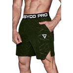 Ghassy Co. Erkek Runnig Pro Elastik Bel Nefes Alabilen Koşu Fitness Spor Şortu HAKİ XXL