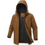 Ghassy Co.erkek Rüzgarlık/yağmurluk Outdoor Omuz Detaylı Mevsimlik Füme Spor Ceket - Kahve