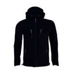 GHASSY CO. Erkek Siyah Army Tactical Polar Kapüşonlu Ceket