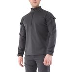 Ghassy Co. Erkek Su ve Rüzgar Geçirmez Ripstop Military Tactical Army mbat Yarım Fermuarlı Mont FÜME XXL