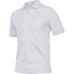 Ghassy Co. Erkek Taktik Polo Yaka Gömlek Hızlı Kuruma Nem Emici Performans Pique Jersey Golf T-Shirt - Beyaz