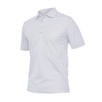 Ghassy Co. Erkek Taktik Polo Yaka Gömlek Hızlı Kuruma Nem Emici Performans Pique Jersey Golf T-shirt