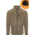 Ghassy Co. Ghassy Co.Erkek Pro Rüzgar Geçirmez 5 Cepli Outdoor Tam Fermuarlı Polar Ceket TMFR869866001 - 2XL - Açık Haki