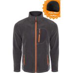 Ghassy Co. Ghassy Co.Erkek Pro Rüzgar Geçirmez 5 Cepli Outdoor Tam Fermuarlı Polar Ceket TMFR869866001 - Gri - Turuncu
