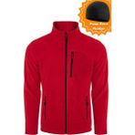 Ghassy Co. Ghassy Co.Erkek Pro Rüzgar Geçirmez 5 Cepli Outdoor Tam Fermuarlı Polar Ceket TMFR869866001 - Kırmızı