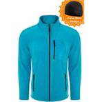 Ghassy Co. Ghassy Co.Erkek Pro Rüzgar Geçirmez 5 Cepli Outdoor Tam Fermuarlı Polar Ceket TMFR869866001 - Turkuaz