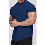 GHASSY CO. Ghassy Co. Erkek Running Sports Reglan Oval Kesim Penye T-shirt