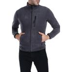 Ghassy Co. Ghassyco. Erkek Tam Fermuarlı Polar Ceket - Koyu Gri