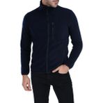 Ghassy Co. Ghassyco. Erkek Tam Fermuarlı Polar Ceket - Lacivert - XL