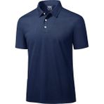 Ghassy Co. Golf Lacivert Dry Fit Classic Tenis Casual Polo Yaka Erkek T-shirt