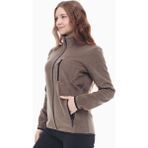 Ghassy Co. Kadın Pro Rüzgar Geçirmez 5 Cepli Tam Fermuarlı Outdoor Polar Ceket TMFR869866011 - XL - Açık Haki