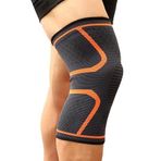 Ghassy Co. Sıkıştırma Özellikli Kaymaz Voleybol Basketbol Yoga Tenis Futbol Rahat Spor Dizlik TURUNCU XL