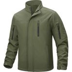 Ghassy Co Softshell Haki Dik Yaka Polar Erkek Mont