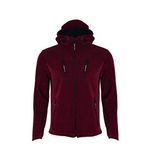 Ghassy Co. Tactical Army Erkek Polar Kapşonlu Ceket BORDO XL