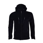 Ghassy Co. Tactical Army Erkek Polar Kapşonlu Ceket SİYAH XL
