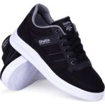 Ghattix Erkek Keten Sneaker Yazlık Mevsimlik Ayakkabı - Siyah
