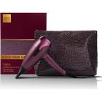 Ghd Helios Cherry Chic Hediye Seti – Profesyonel Saç Kurutma Makinesi ve Vişne Kızılı Deri Seyahat Çantası