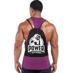 Ghedto Wear Power Fitness Gym Sack Bag Torba Büzgülü Çanta (Siyah)
