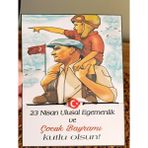 Ghl Story 23 Nisan Kartlı Ay Yıldızlı Şans Bilekliği (10 Adet) - ATATÜRK VE ÇOCUK