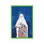 Ghost – Hayalet Temalı İllüstrasyon | Dekoratif Hediye Not Kartı & Kartpostal | 10x15 cm - 11