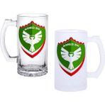 Ghostbastır Design Amedspor Kulplu Bira Bardağı Buzlu Veya Şeffaf Seçenekli 011 - 1 Adet - 500 ml
