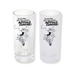 Ghostbastır Design Ampulü Söndür Rakı Bardağı Cam 200 cc Buzlu ya da Buzsuz Seçenekleriyle 1118