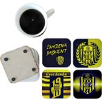 Ghostbastır Design Ankaragücü Spor Dekoratif Ahşap Bardak Altlığı Seti 099 - 0 - 1 lt