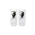Ghostbastır Design Atatürk Buzlu / Buzsuz Seçenekli Rakı Bardağı – 1 Adet Şık Sunum Bardağı 067