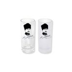 Ghostbastır Design Atatürk Buzlu / Buzsuz Seçenekli Rakı Bardağı – 1 Adet Şık Sunum Bardağı 068