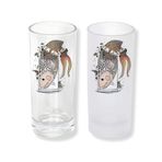 Ghostbastır Design Balıklı Rakı Bardağı Cam 200 cc Buzlu ya da Buzsuz Seçenekleriyle 0687