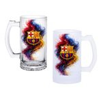 Ghostbastır Design Barcelona Bira Bardağı 500 cc Cam Buzlu veya Buzsuz Seçenekleriyle 0256
