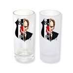 Ghostbastır Design Beşiktaş Atatürk Rakı Bardağı Cam 200 cc Buzlu ya da Buzsuz Seçenekleriyle 0109