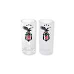 Ghostbastır Design Beşiktaş Buzlu / Buzsuz Seçenekli Rakı Bardağı – 1 Adet Şık Sunum Bardağı 069